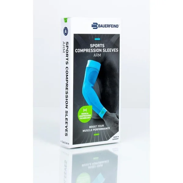 Bauerfeind Armling Sports Compression Sleeves Arm, Gr. S (x-lang), Weiß, Beidseitig Tragbar, 2 Stück 8