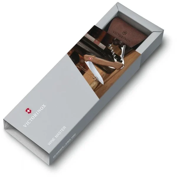 Victorinox Taschenmesser Wine Master 0.9701.64, Holzgriff, Olivenholz, 6 Funktionen 7