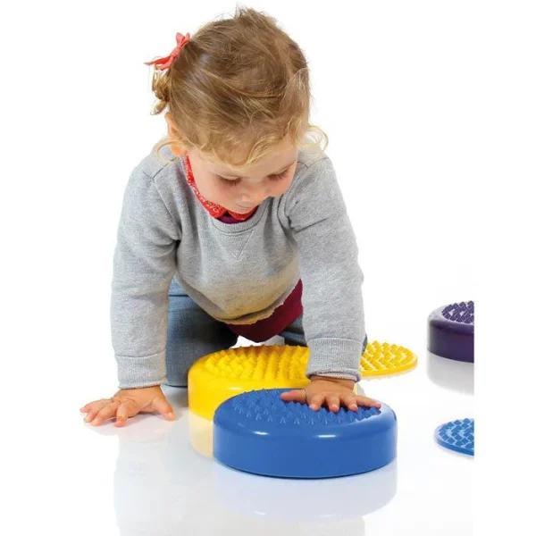 Togu Balance-Pad Senso Balance Kissen Set Rot, Ø 16cm, Reflexzonenmassage, 2 Stück 4