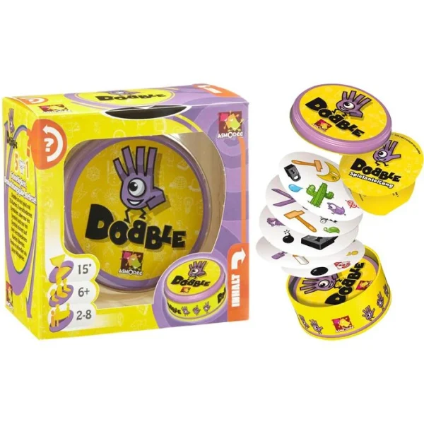 Dobble Kartenspiel Von Asmodee, Ab 6 Jahre, 2-8 Spieler 4