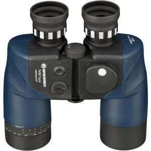 Bresser Fernglas Topas 7×50, 7-fache Vergrößerung, Mit Kompass, Wasserfest 15