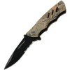 Silverline Klappmesser 746410, Klingenlänge 6,5cm, Stahl, Camouflage 28