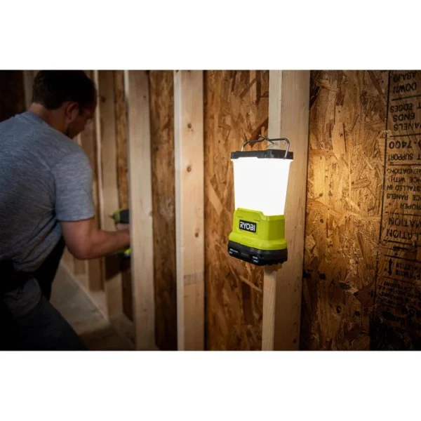 Ryobi Campinglampe RLL18-0 One+ LED, 850 Lm, 18V Akku, Dimmbar, Powerbank 8