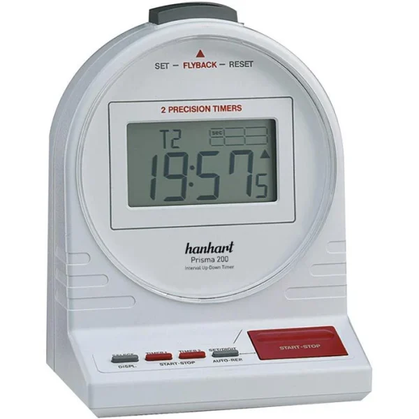 Hanhart Stoppuhr Prisma 200 Digital, Tischstoppuhr, 2 Timer 1