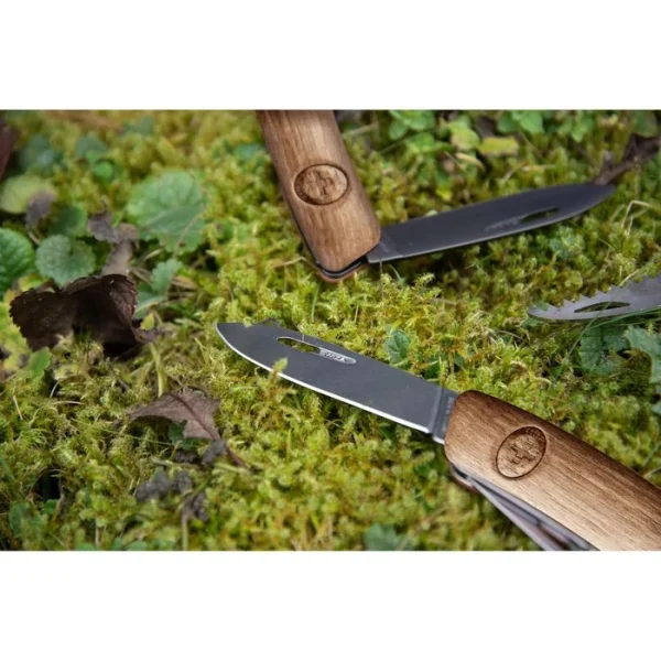 SWIZA Taschenmesser Tick Tool TT03, Holzgriff, Walnussholz 11 Funktionen, Zeckenwerkzeug Und Lupe 5
