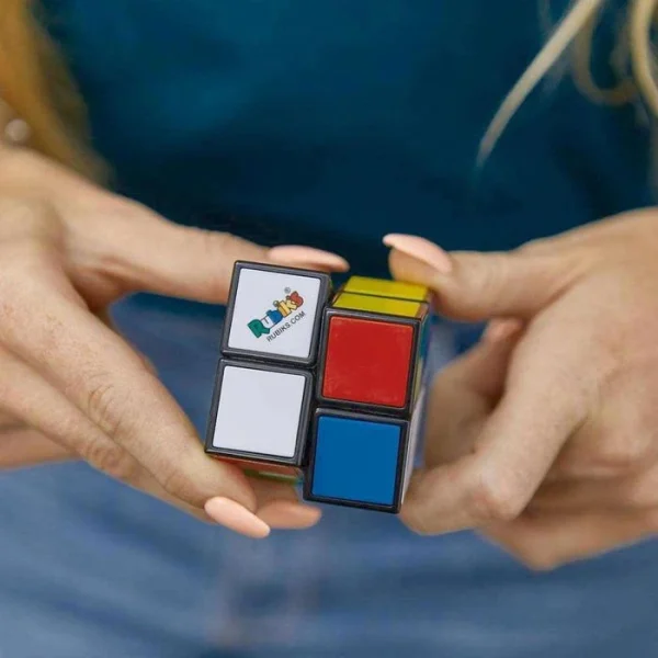 ThinkFun Würfelspiel 76393, Rubiks Cube 2×2, Ab 7 Jahre, 1 Spieler, Zauberwürfel 6