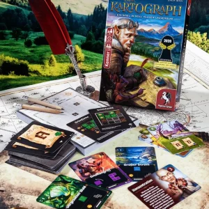 Pegasus Spiele Pegasus-Spiele Kartenspiel 51310G Der Kartograph, Ab 10 Jahre, 1-100 Spieler, 8