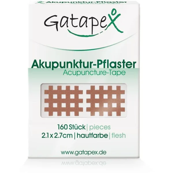 Gatapex Gittertape Akupunktur-Pflaster, Typ A, 2,7 X 2,1cm, Größe S, Hautfarben, 160 Strips 6