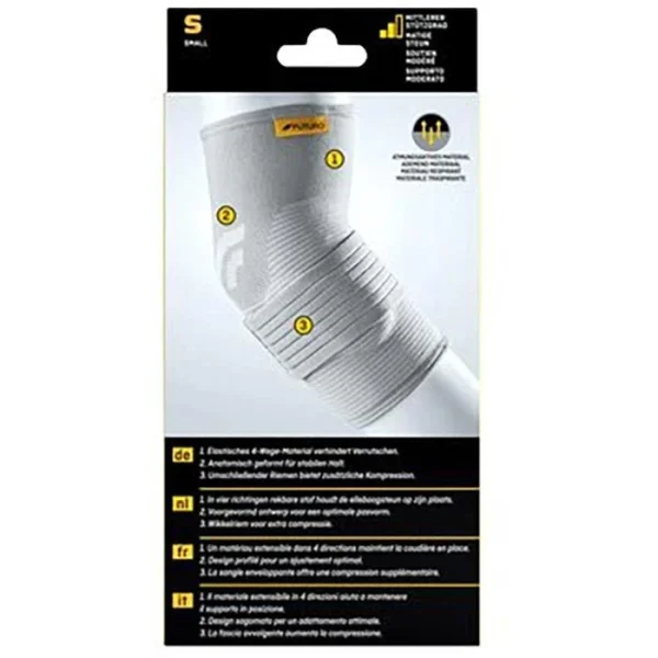 3M FUTURO Ellenbogenbandage 47863, Für Links & Rechts, Grau, Größe L 6