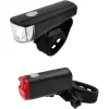 Fischer-MTS Fahrradbeleuchtung 85338, Front-/ Rücklicht Set, LED, 12 Lux, Batterie 16