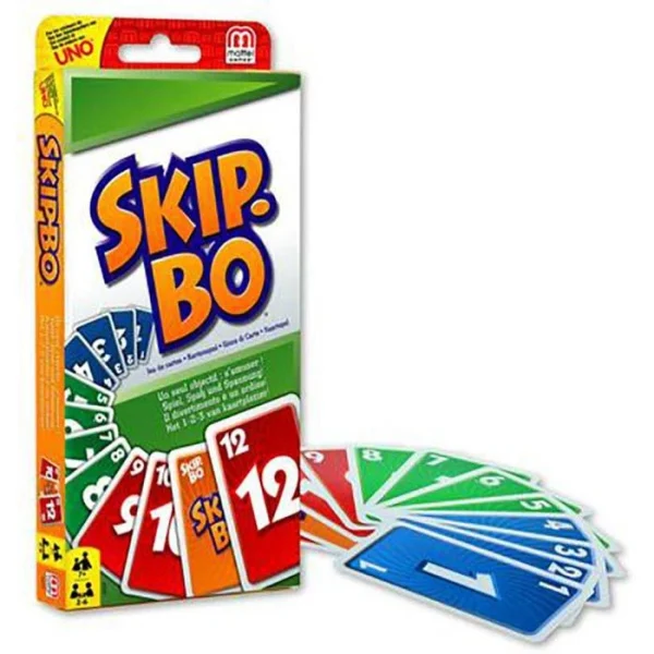 Skip-Bo Kartenspiel Von Mattel, Ab 7 Jahre, 2-6 Spieler 4