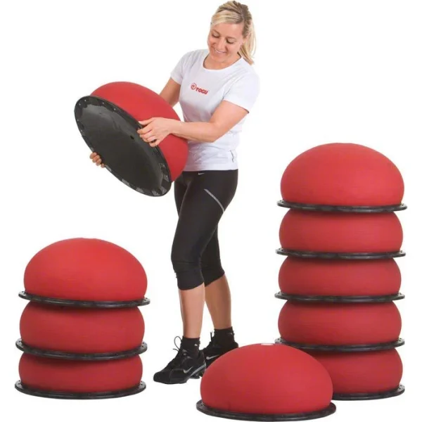 Togu Balance-Ball Jumper Mini, Mit Trampolineffekt, Ø 36 Cm, Rot 5