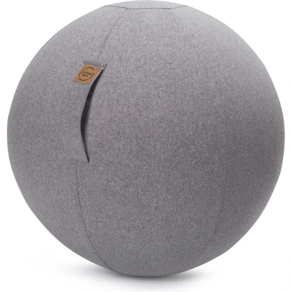 Sitting-Ball Sitzball FELT, Filzoptik, Grau 1