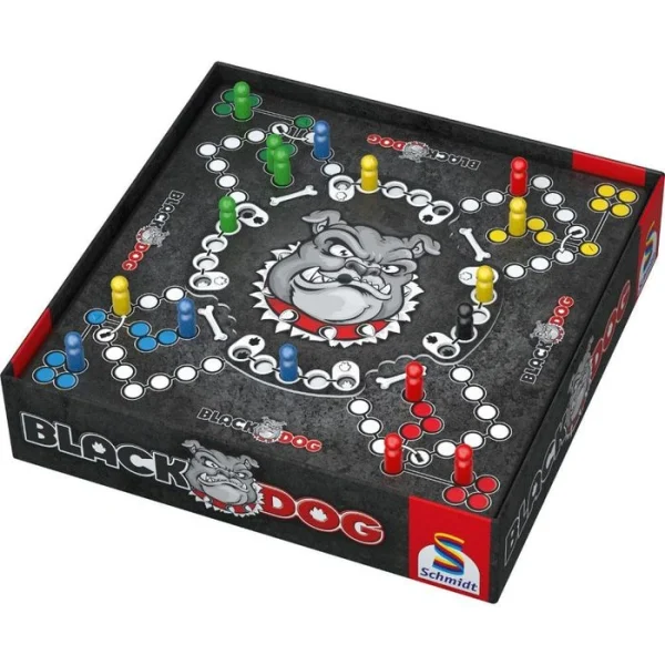 Schmidt Spiele Schmidt-Spiele Brettspiel 49323 Black DOG, Ab 8 Jahre, 2-4 Spieler 5