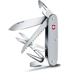 Victorinox Taschenmesser Farmer X Alox 0.8271.26, Silber, 10 Funktionen 12