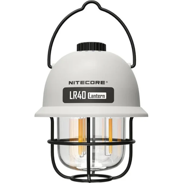 Nitecore Campinglampe LR40 Weiß LED Dimmbar, 100 Lumen, Akku, USB, Powerbank 1