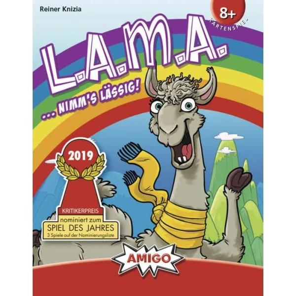 Amigo Kartenspiel 01907, L.A.M.A, Ab 8 Jahre, 2-6 Spieler 5