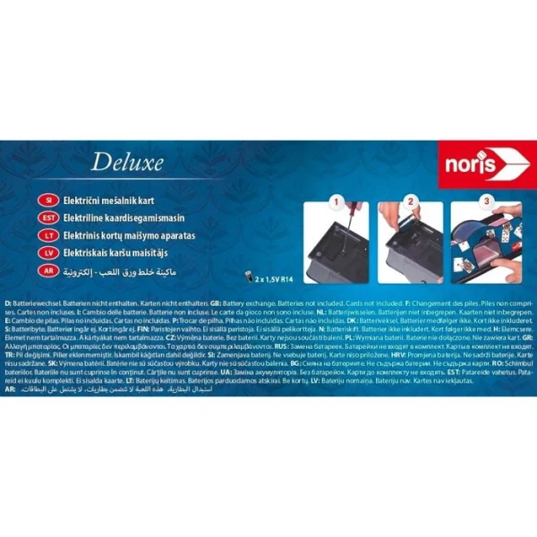 Kartenmischmaschine Noris Elektrisch, Kartenformat 6 X 9 Cm, Für 2 Decks 7