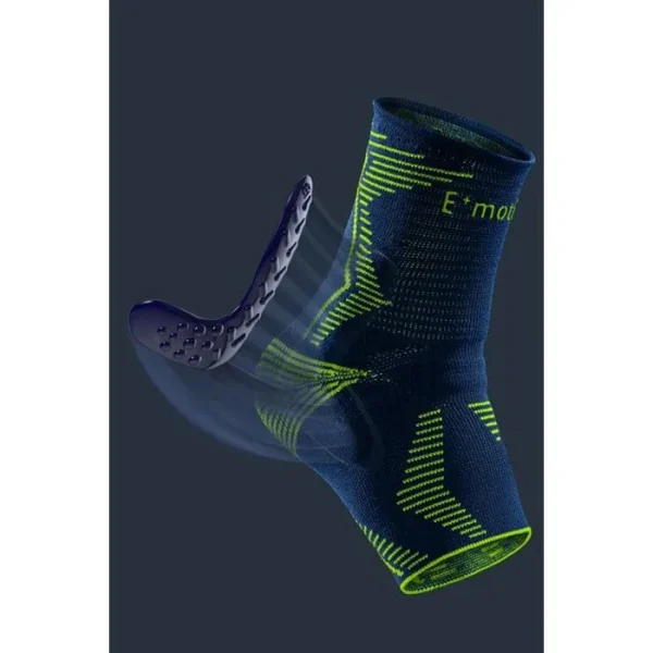 Medi Fußbandage Levamed E+motion, Sprunggelenk, Rechts & Links, Blau/grün, Größe V 8