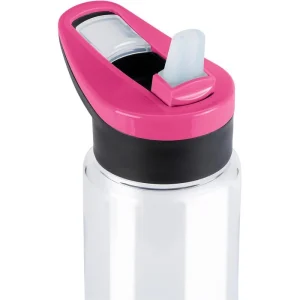 Emsa Trinkflasche Drink2Go Tritan Triangle N30310, 0,7 L, Kunststoff, Transparent / Pink 12