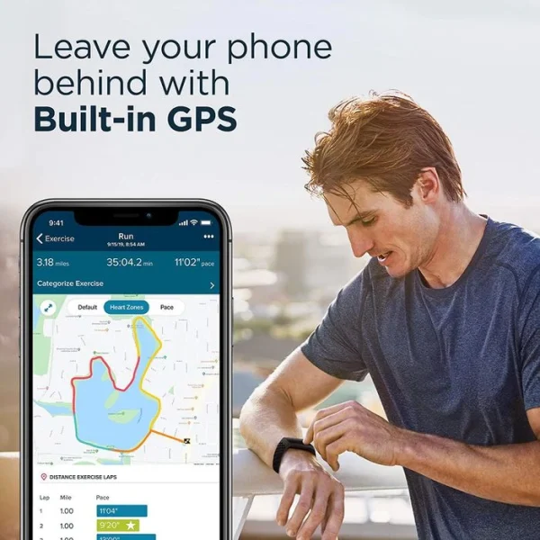 Fitbit Fitness-Tracker Charge 4 Stormblue, Pulsmessung, GPS, Bluetooth, OLED, Wasserdicht 4