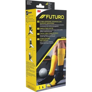 3M FUTURO Fußbandage Sport, 46645, Sprunggelenk, Rechts&links, Schwarz, Einheitsgröße 15