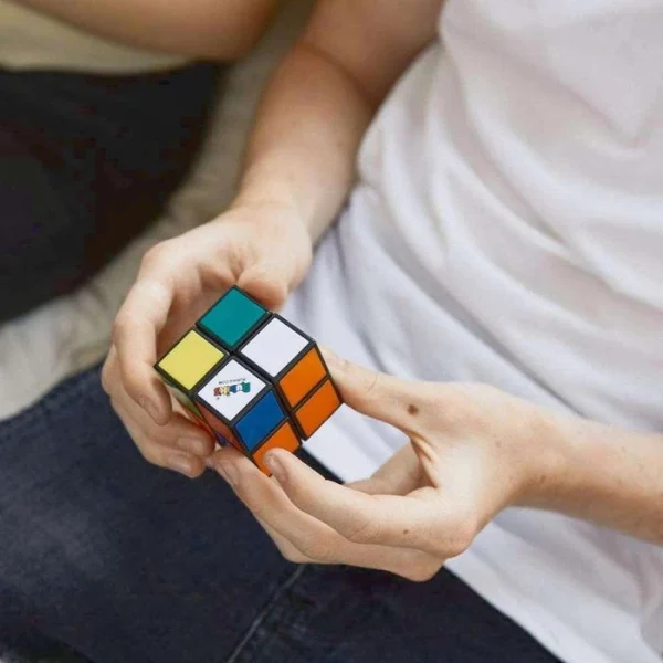 ThinkFun Würfelspiel 76393, Rubiks Cube 2×2, Ab 7 Jahre, 1 Spieler, Zauberwürfel 3