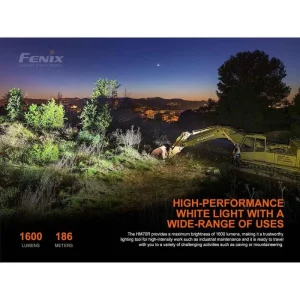 Fenix Stirnlampe HM70R LED, 1.600 Lumen, USB, Akku, Rotlicht 14