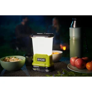 Ryobi Campinglampe RLL18-0 One+ LED, 850 Lm, 18V Akku, Dimmbar, Powerbank 19