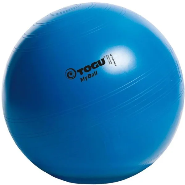 Togu Gymnastikball MyBall, Mittel, 45cm, Belastbar Bis 500kg, Blau 1