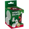 ASS Würfel Altenburger, Premium Würfelbecher-Set, Würfelbecher Aus Kunstleder Mit 6 Augenwürfeln 28