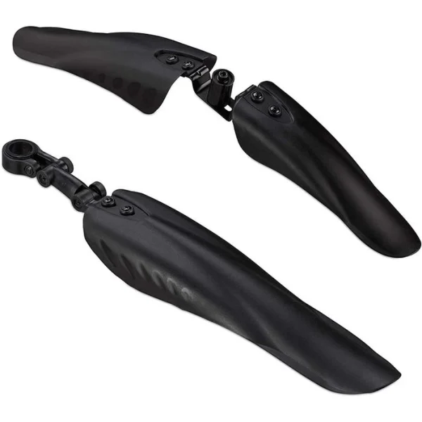 Relaxdays Schutzblech 10026024, Radgröße 24 – 28 Zoll, Schwarz, Set Vorne Hinten 1