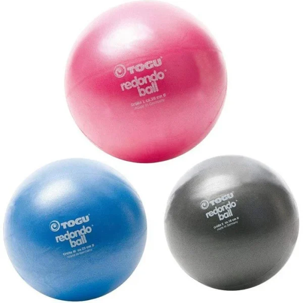 Togu Gymnastikball Rodondo Ball, Klein, 26 Cm, Belastbar Bis 120kg, Rubinrot 6