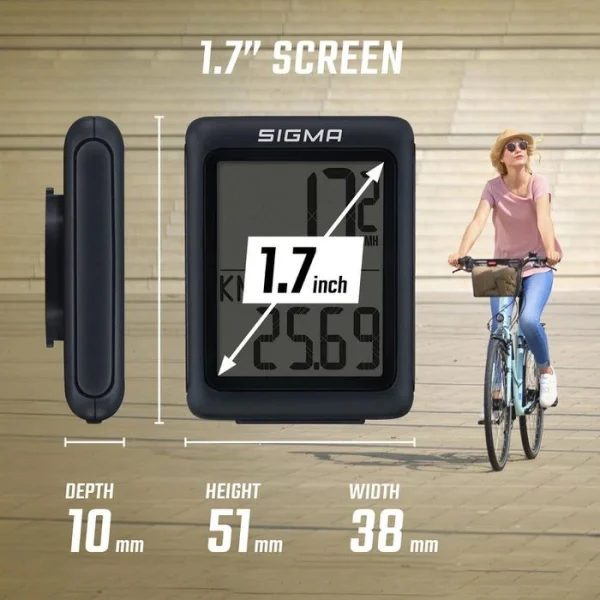 Sigma Fahrradcomputer BC 5.0 WR, 05210, Mit Kabel, Wasserdicht 4