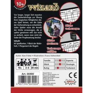 Amigo Kartenspiel 6900, Wizard, Ab 10 Jahre, 3-6 Spieler 9