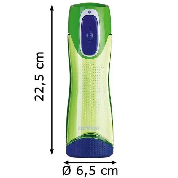 Contigo Trinkflasche Swish, Citron, 236, 0,5 L, Kunststoff, Grün 7