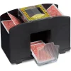 Kartenmischmaschine Relaxdays Elektrisch, Kartenformat 6,5 X 9 Cm, Für 4 Decks 14
