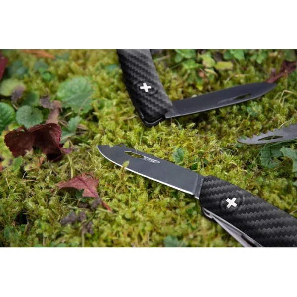 SWIZA Taschenmesser D03 Allmatt Carbon, Schwarz, 11 Funktionen 3