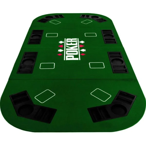 Maxstore Pokermatte 20030130, 160 X 80 Cm, Rechteckig, 8 Spieler, Grün 7