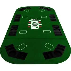 Maxstore Pokermatte 20030130, 160 X 80 Cm, Rechteckig, 8 Spieler, Grün 20