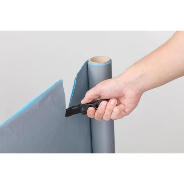 Wolfcraft Klappmesser 4289000, Klingenlänge 7,5cm, Aluminium, Schwarz 4