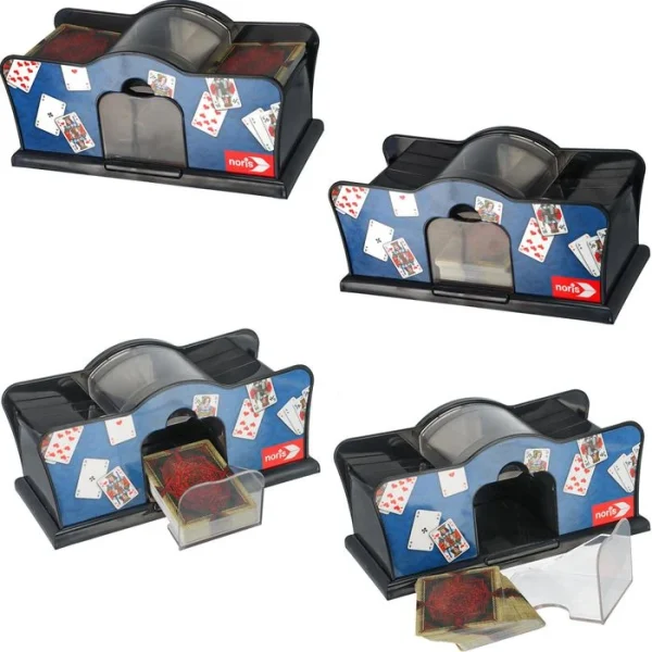 Kartenmischmaschine Noris Elektrisch, Kartenformat 6 X 9 Cm, Für 2 Decks 3