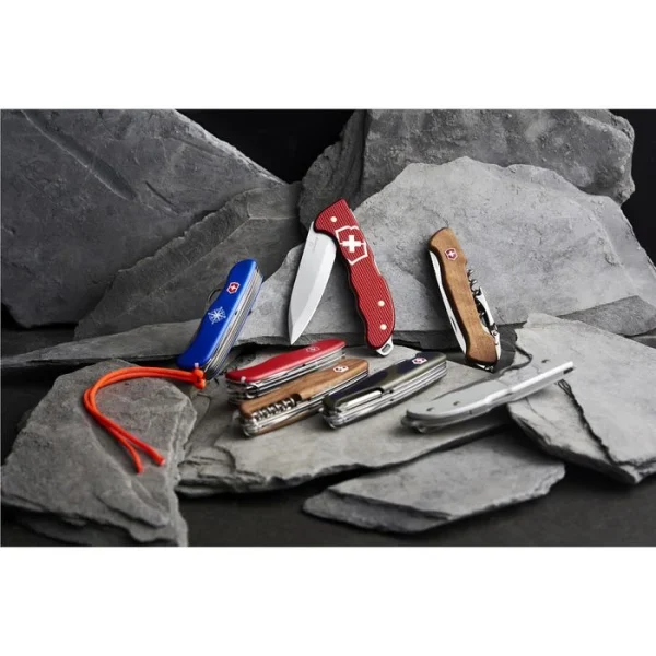 Victorinox Taschenmesser Hunter Pro Alox, 0.9415.20, 4 Funktionen, Rot 9