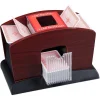 Relaxdays Kartenmischmaschine Holzoptik, Elektrisch, Kartenformat 6,3 X 9 Cm, Für 4 Decks 7
