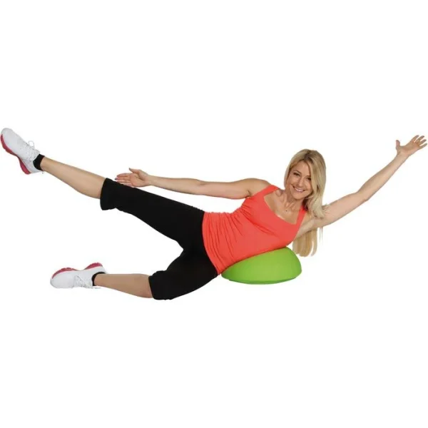 Schildkröt-Fitness Balance-Ball Half-Ball Dynamic, Ø 40 Cm, Grün 5