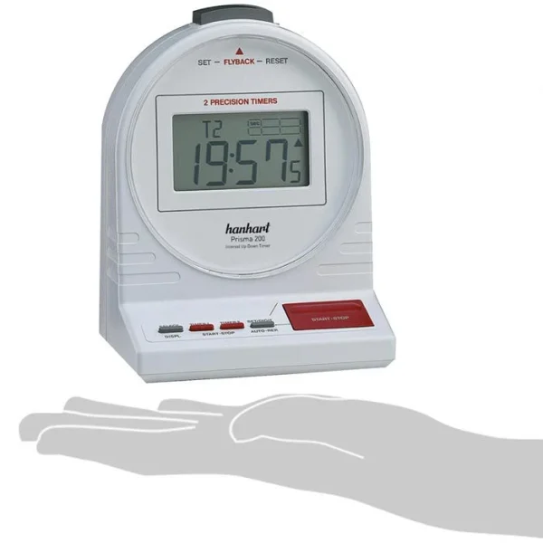 Hanhart Stoppuhr Prisma 200 Digital, Tischstoppuhr, 2 Timer 4