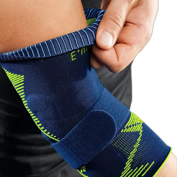 Medi Ellenbogenbandage Epicomed E+motion, Für Links & Rechts, Merino, Blau/grün, Größe III 4