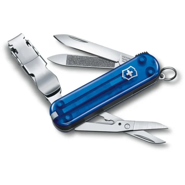 Victorinox Taschenmesser Nail Clip 580 0.6463.T2, Blau Transparent, 8 Funktionen 1