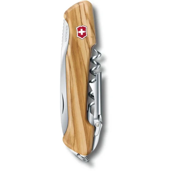 Victorinox Taschenmesser Wine Master 0.9701.64, Holzgriff, Olivenholz, 6 Funktionen 3