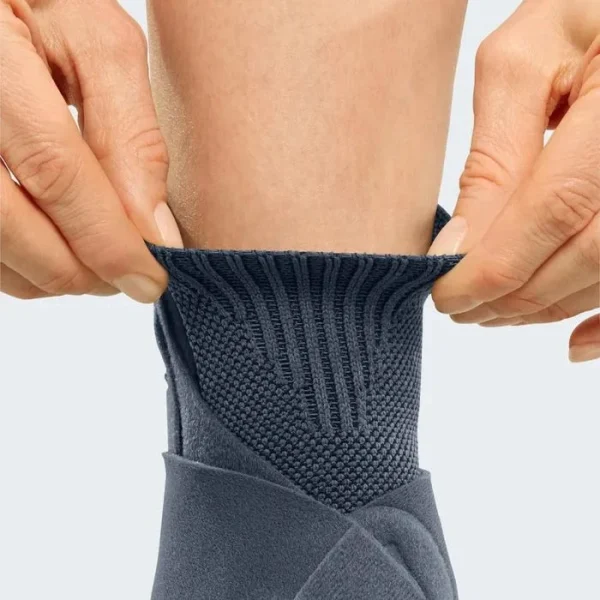 Medi Fußbandage Levamed Active, Sprunggelenk, Für Rechts, Silber, Größe VI 7